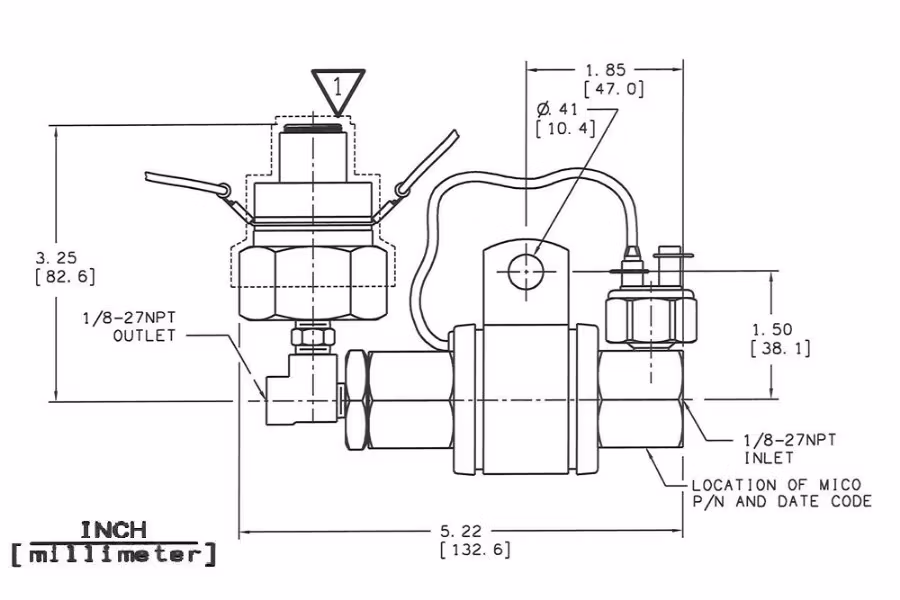 Mico Electric Hydraulic Oil Activated Brake Lock