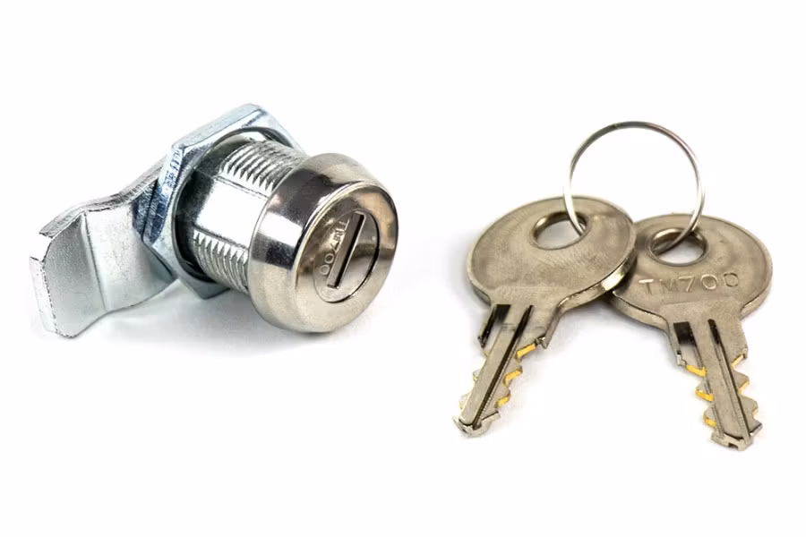 Miller Lock Cylinder and Key Tm700 Type2 Cam