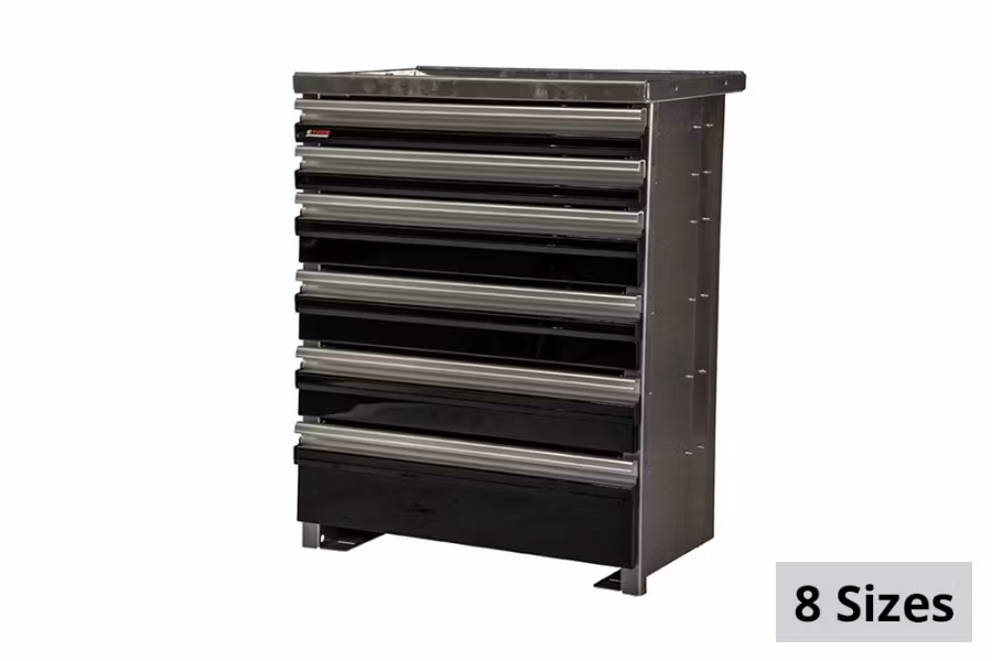 CTech 6 Drawer Black Toolbox Systems