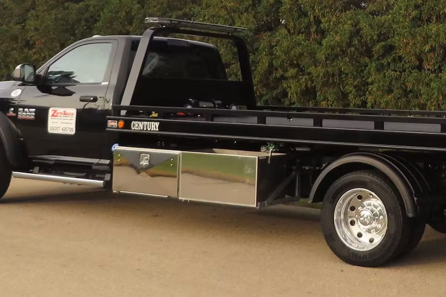 Zip's Custom Aluminum Open Top Storage Box w/ Mesh Bottom