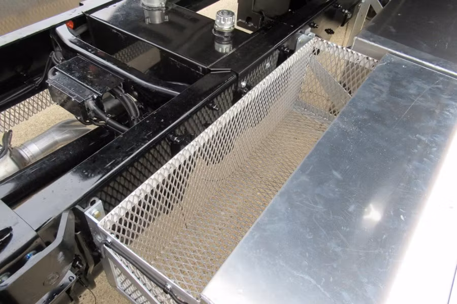 Zip's Custom Aluminum Mesh Lumber Basket