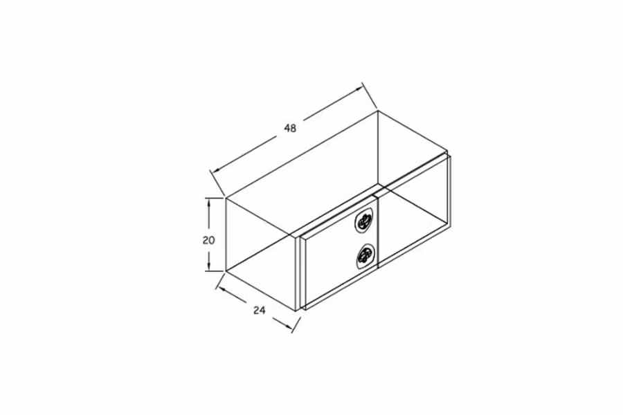 RC Industries Double Side Swing Doors