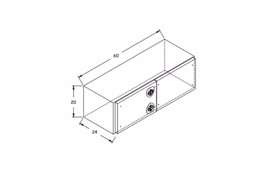 RC Industries Double Side Swing Doors