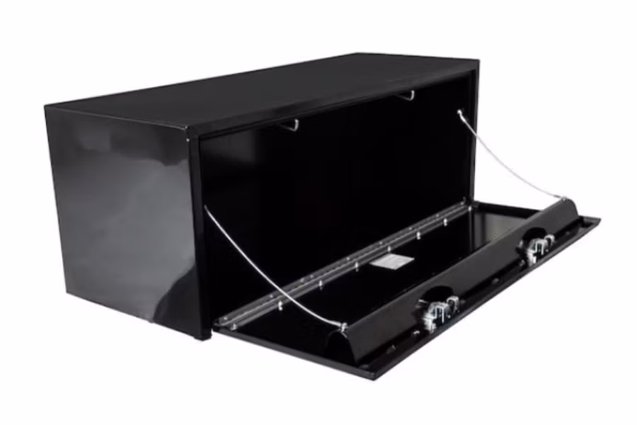 10297-buyers-dual-latch-steel-underbody-truck-box-1.jpg Buyers Dual Latch Steel Underbody Truck Box