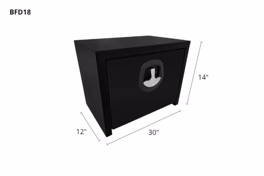 10317-phoenix-black-powder-coat-box-and-door-1.jpg Phoenix Black Powder Coat Box and Door