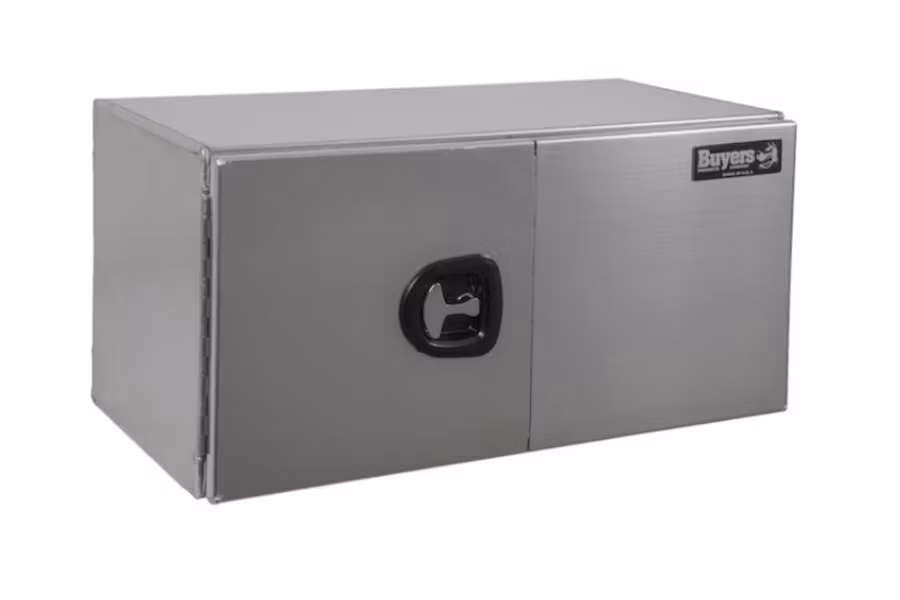 Buyers Smooth Aluminum Dual Barn Door Underbody Truck Toolbox