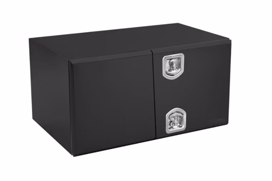 10372-bawers-black-steel-box-w-steel-double-door-1.jpg Bawers Black Steel Box w/ Steel Double Door