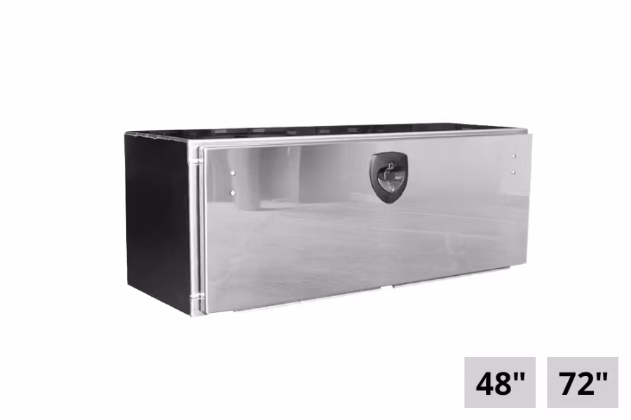 RC Industries Black Power Coated Steel Swing-Down Door Toolbox