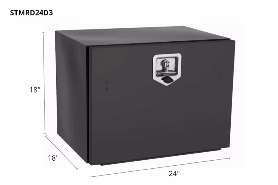 Phoenix Drawer Toolbox w/Black Powder Coated Steel Door