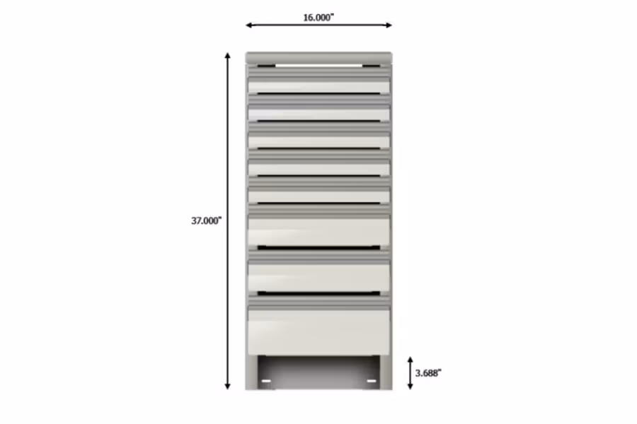 10455-ctech-8-drawer-white-palfinger-pal-pro-58-2nd-vt-toolbox-system-1.jpg CTech 8 Drawer White Palfinger PAL Pro 58 2nd VT Toolbox System