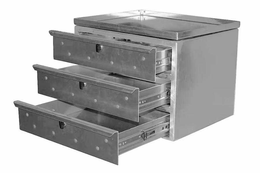 Miller Industries 3 Drawer Tool Storage Box