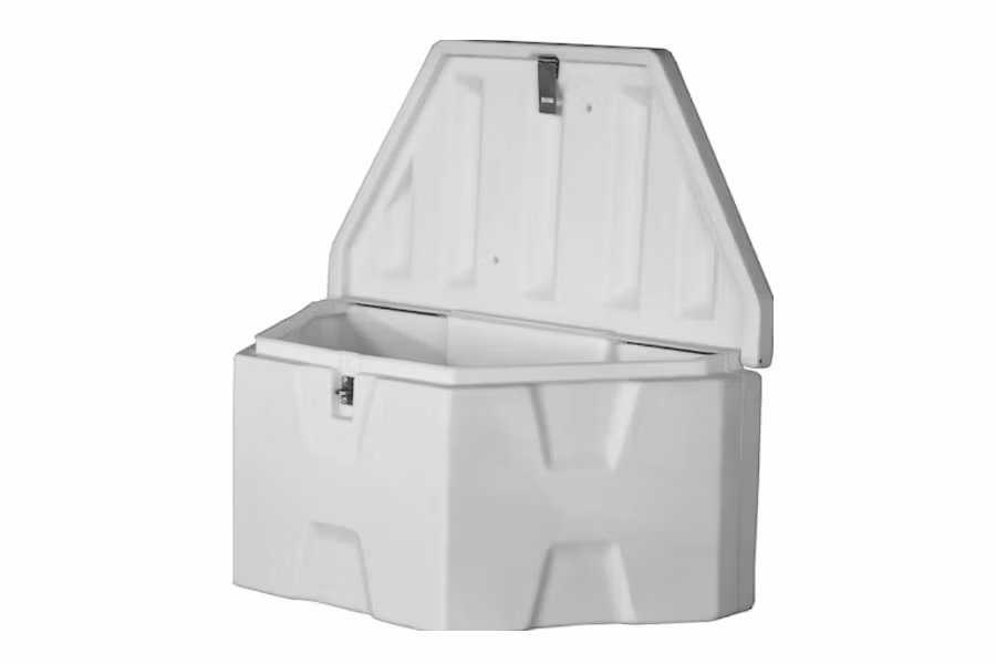 Buyers Black or White Poly Trailer Tongue Truck Box Series