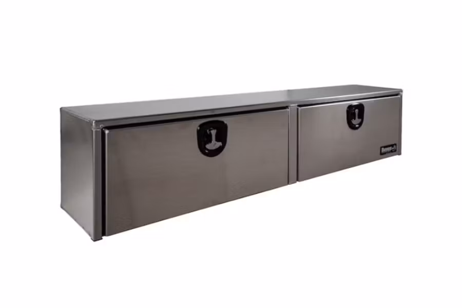 10534-buyers-single-latch-smooth-aluminum-topsider-truck-box-1.jpg Buyers Single Latch Smooth Aluminum Topsider Truck Box