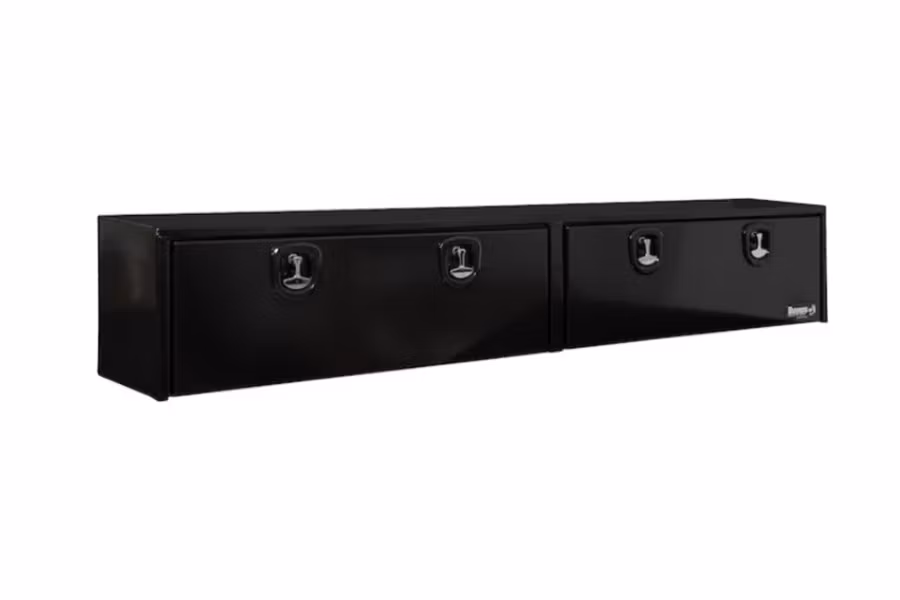 10536-buyers-single-latch-black-smooth-aluminum-topsider-truck-toolbox-1.jpg Buyers Single Latch Black Smooth Aluminum Topsider Truck Toolbox