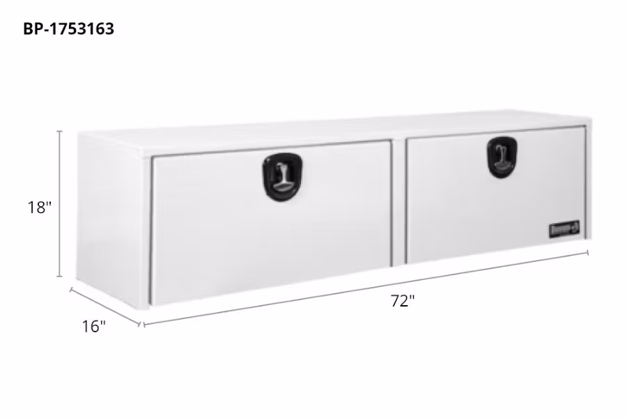 10538-buyers-single-latch-gloss-white-smooth-aluminum-topsider-truck-toolbox-1.jpg Buyers Single Latch Gloss White Smooth Aluminum Topsider Truck Toolbox