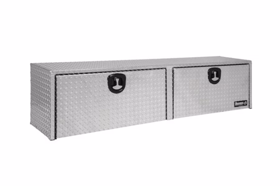 10540-buyers-single-latch-diamond-tread-aluminum-topsider-truck-toolbox-1.jpg Buyers Single Latch Diamond Tread Aluminum Topsider Truck Toolbox