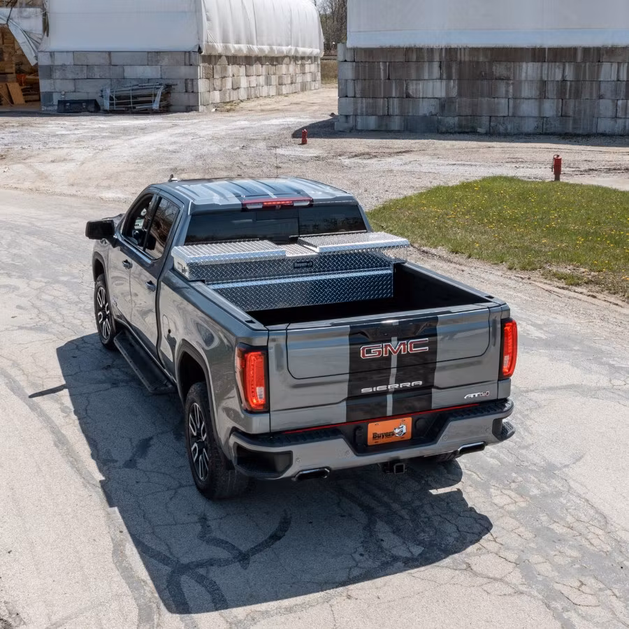 Buyers Diamond Tread Aluminum Gull Wing Truck Box