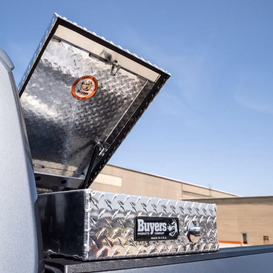 Buyers Diamond Tread Aluminum Gull Wing Truck Box