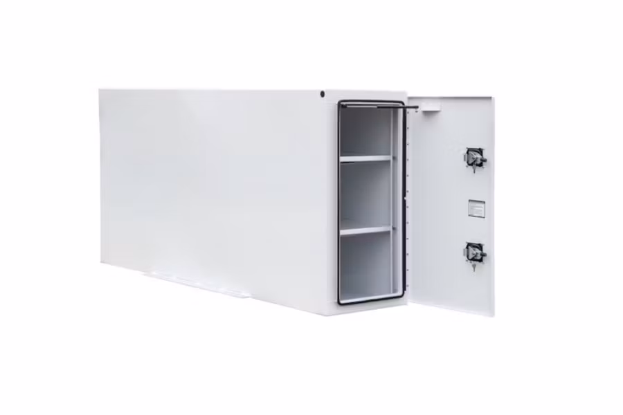 Buyers Steel Stright Side Backpack Toolbox with Shelving