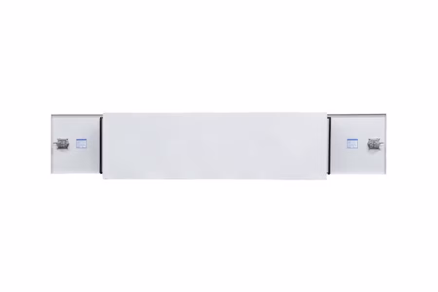 Buyers White Steel Straight Side Tunnel Truck Toolbox w/Shelf