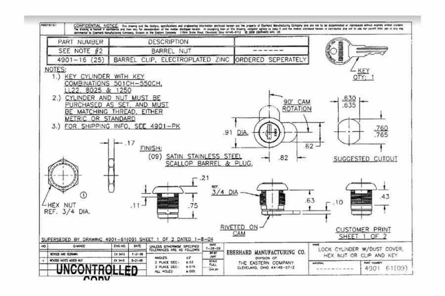 10661-ch502-key-lock-cylinder-2.jpg Ch502 Key Lock Cylinder