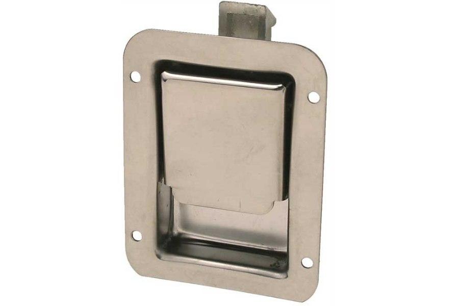 10684-buyers-junior-paddle-latch-stainless-4-3-4-quot-x-3-5-8-quot-1.jpg Buyers Junior Paddle Latch, Stainless, 4-3/4" x 3-5/8"