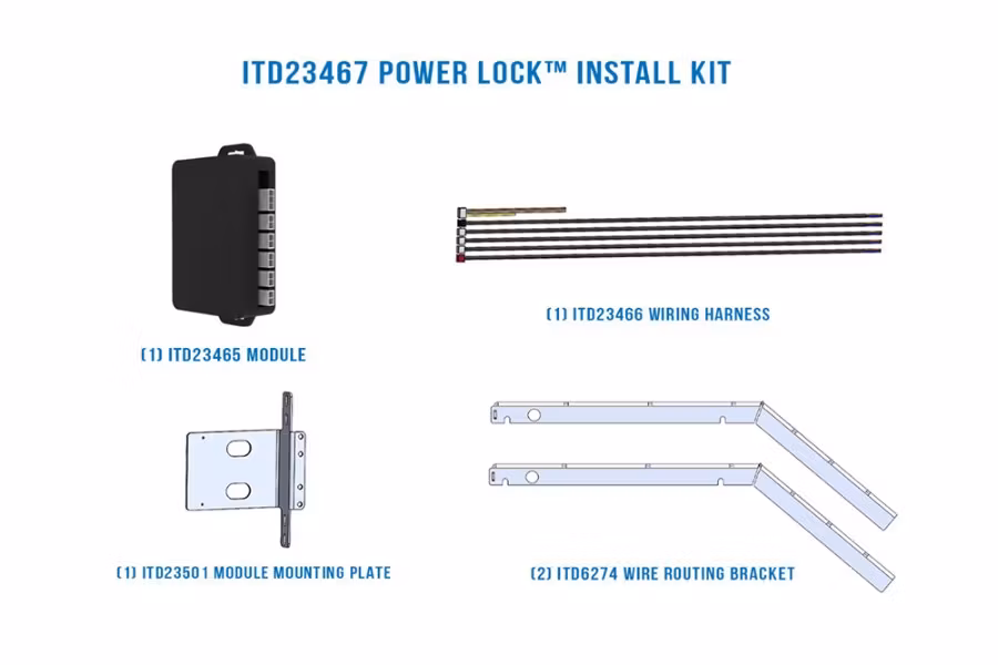 In The Ditch Power Lock Install Kit