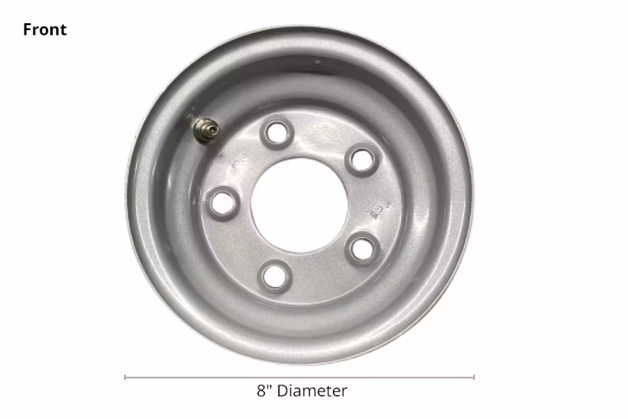 Collins Dolly Wheel Steel 8" 5 Lug