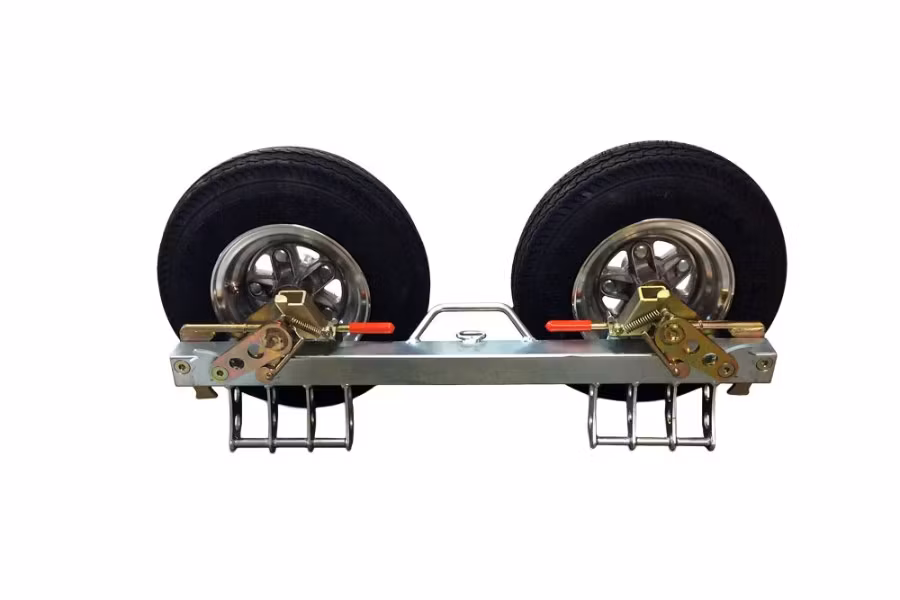 Collins Hi-Speed Dolly PRO Dolly Set Zinc Plated w/ Aluminum Axles and Aluminum Diamond Cut Wheels 4.80 x 8