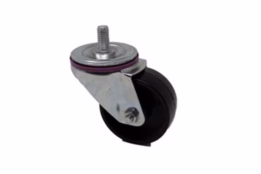 GoJak 3" Caster Assembly with Violet Ring (2nd Gen)