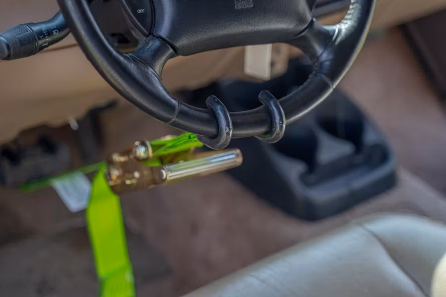 SafeAll Steering Wheel Lock w/ Claw Hooks