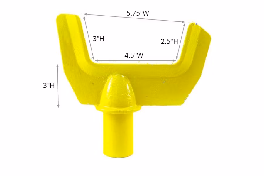 Zips Short Axle Fork - 4.5" Wide Opening