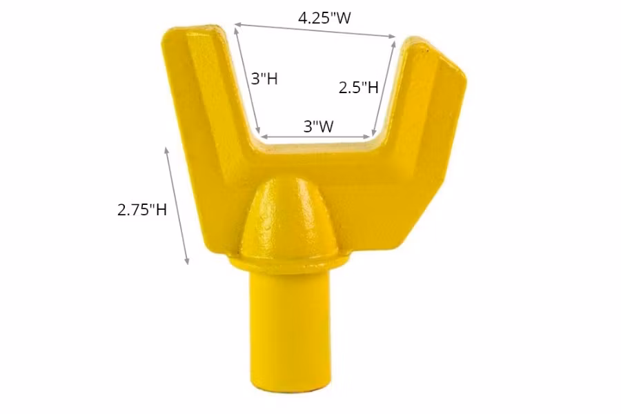 Zips 3" Short Axle Fork - 3" Wide Opening