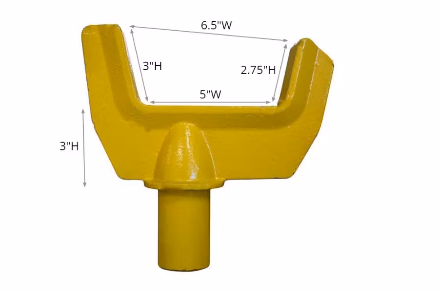 Zip's Short Axle Fork - 5" Wide Opening