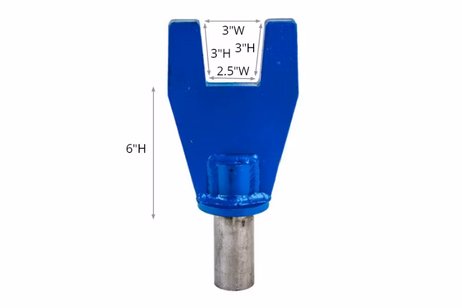 AW Direct Medium Axle Fork - 2.5" Wide Opening
