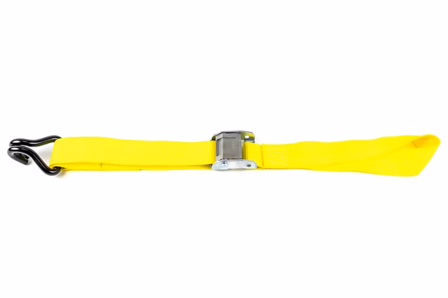 Zips Steering Wheel Lock with 2" Cam Buckle and Coated Double J Hook