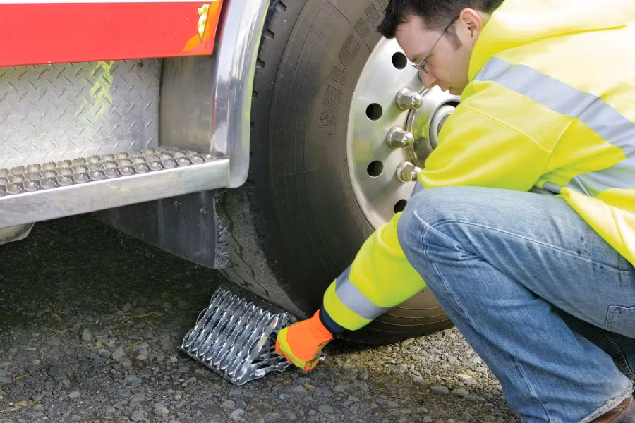 Sauber MFG All-Terrain Wheel Chocks Steel
