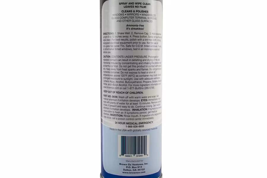BullSnot Viz A Bull Glass Cleaner