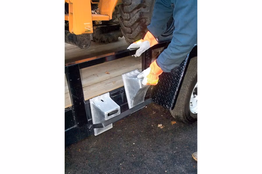 Buyers Alumium Wheel Chock, 6.25 x 12.25 x 7 Inch