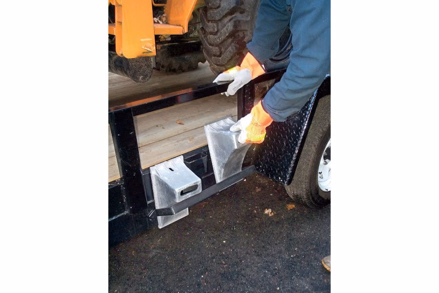 Buyers Aluminum Wheel Chock, 8.5 x 15 x 8.25 Inch