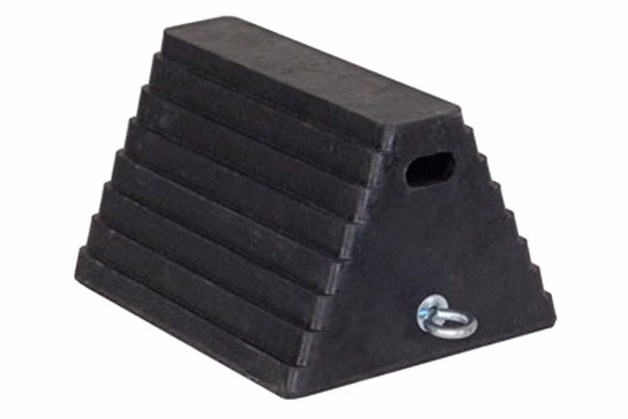 11387-buyers-rubber-wheel-chock-10-quot-x-8-quot-x-6-quot-1.jpg Buyers Rubber Wheel Chock 10" x 8" x 6"