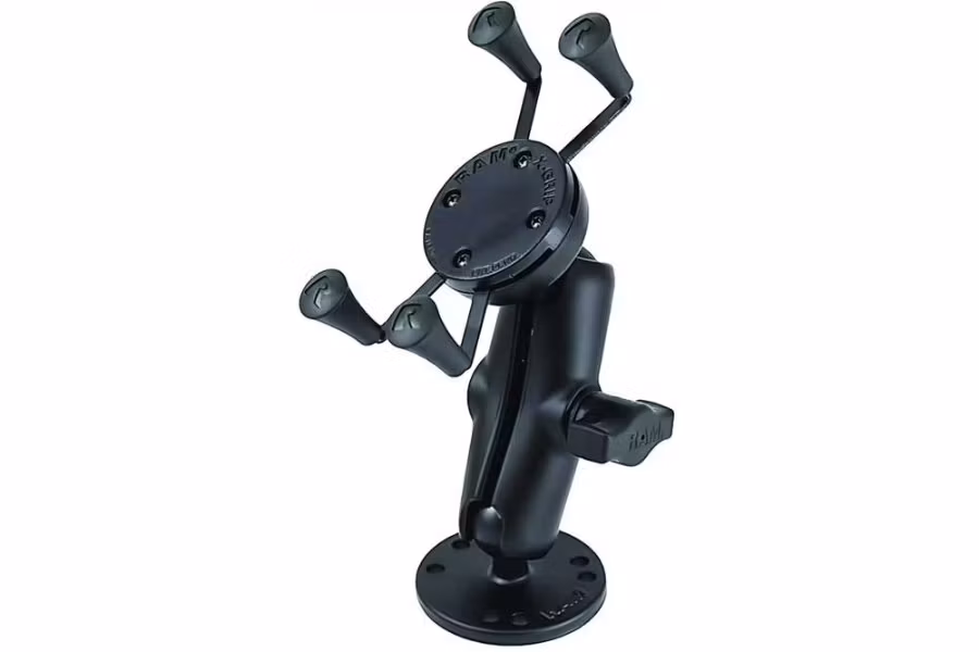 RAM Mounts Flat Surface Mount With Universal RAM X-Grip Cell/IPhone Cradle
