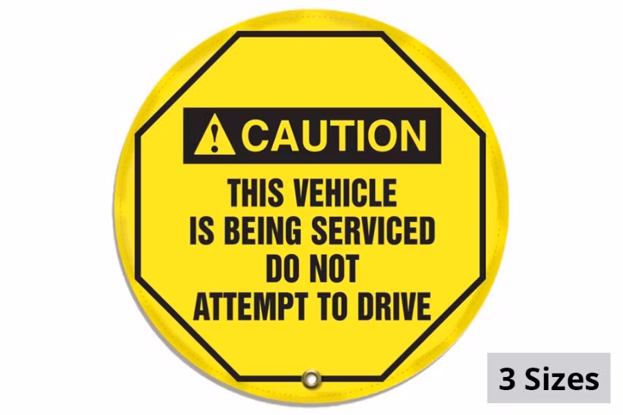 11414-accuform-caution-steering-wheel-cover-1.jpg Accuform Caution Steering Wheel Cover
