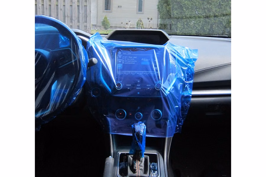 Global Film Self Adhesive Perforated Steering Wheel Cover