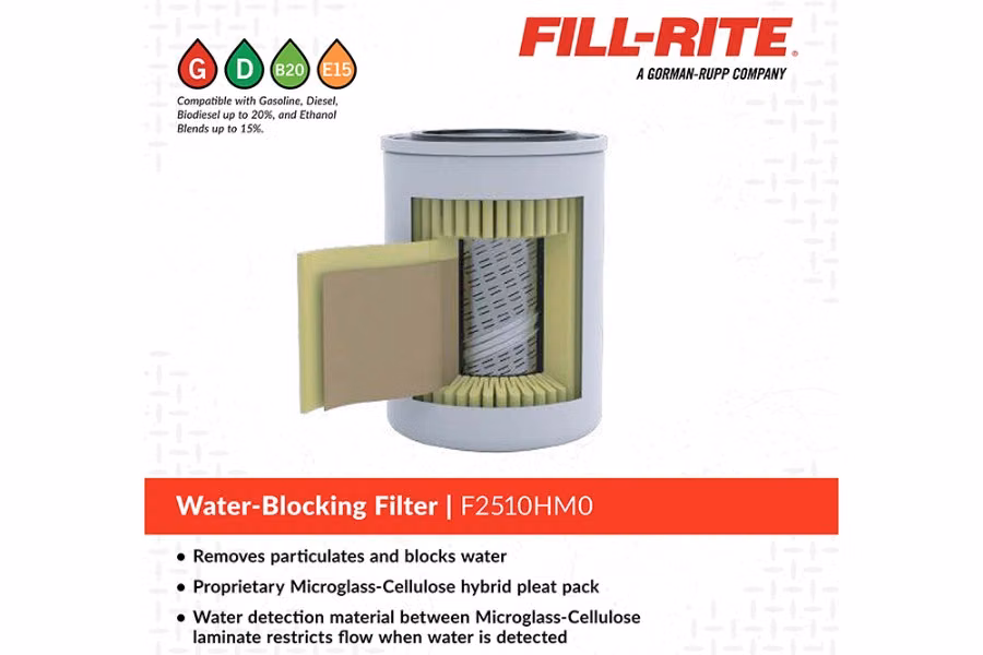 Fill Rite 10 Micron Water Detecting Filter