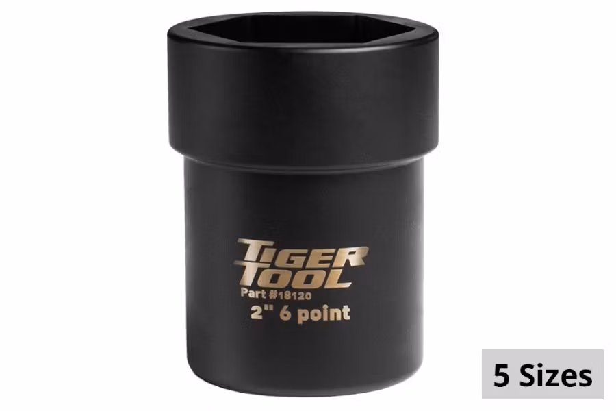 11488-tiger-tool-6-point-axle-nut-socket-w-various-sizes-1.jpg Tiger Tool 6 Point Axle Nut Socket w/ Various Sizes