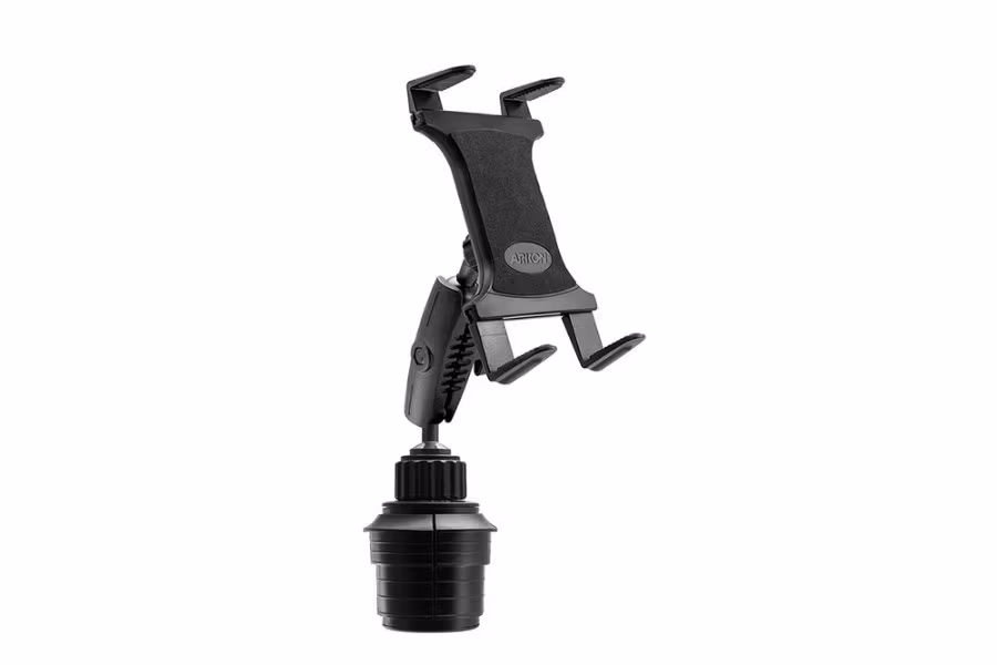 1167-arkon-mounts-car-cup-holder-slim-grip-tablet-mount-for-ipad-note-and-more-1.jpg Arkon Mounts Car Cup Holder Slim-Grip Tablet Mount for iPad, Note, and more
