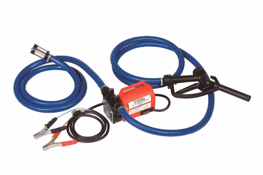 Fill-Rite 12V DC 10 GPM Fuel Transfer Pump with Nozzle