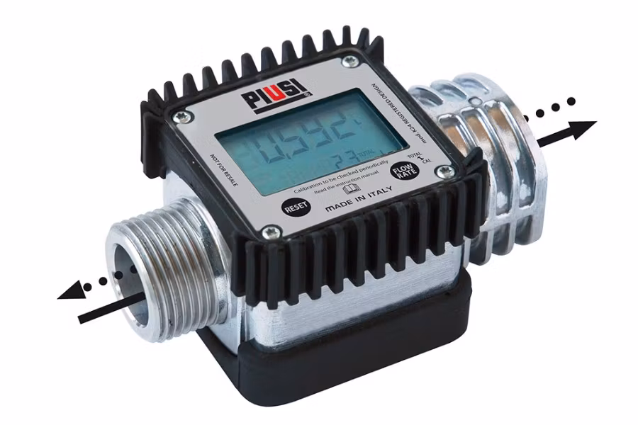 Piusi K24 Aluminum Meter NPT Threads