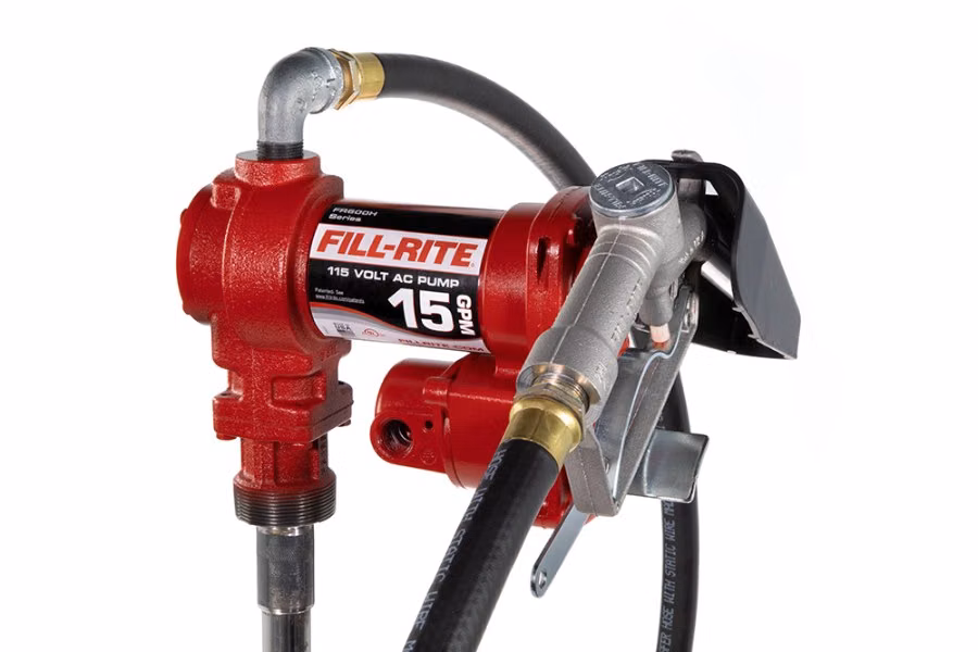 11706-fill-rite-115v-ac-15-gpm-fuel-transfer-pump-with-nozzle-1.jpg Fill-Rite 115V AC 15 GPM Fuel Transfer Pump with Nozzle